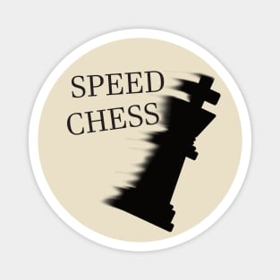 Speed Chess Player Magnet